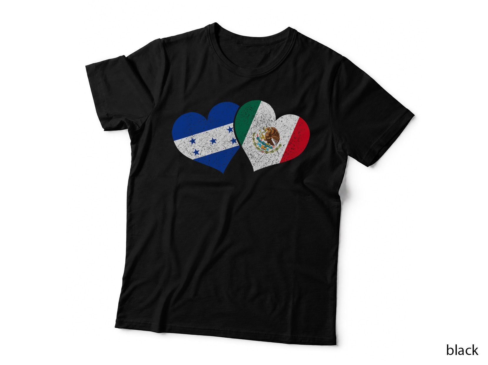 Honduras Mexico Mexican Honduran Flag Pride Heritage T-Shirt