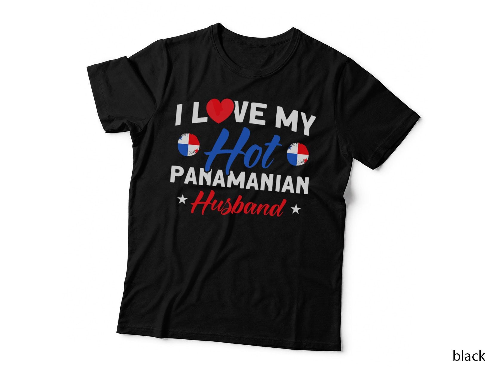 Hot Panamanian Husband Panama Pride Heritage Flag T-Shirt