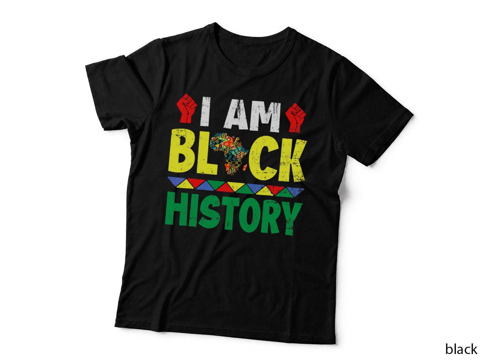 I Am Black History Black Human Black Pride and Culture Gifts T-Shirt