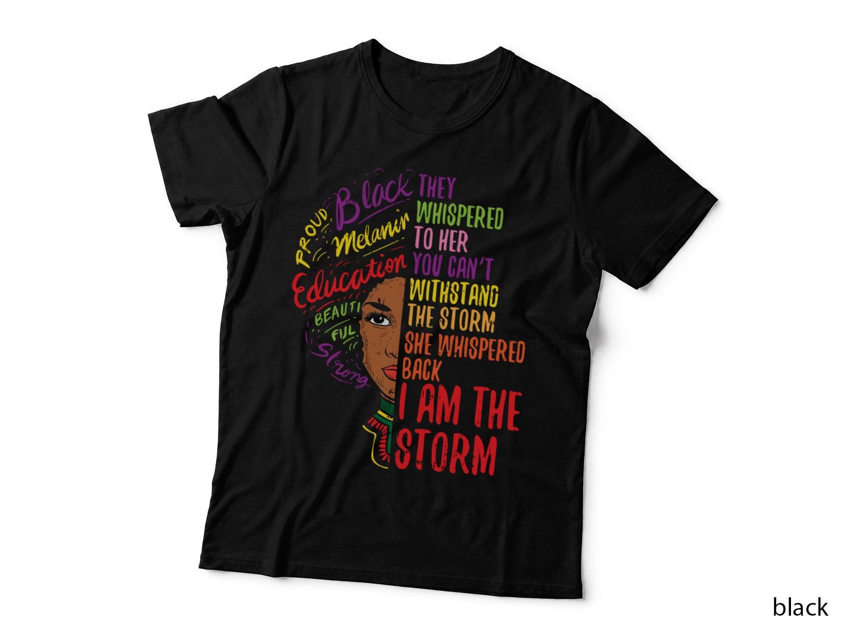 I Am the Storm BLM Melanin Women African Black History Pride Pullover Hoodie