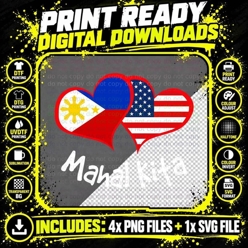 I Love My Pinay Wife Filipina Philippines Pride T-Shirt Png SVG Digital Bundle