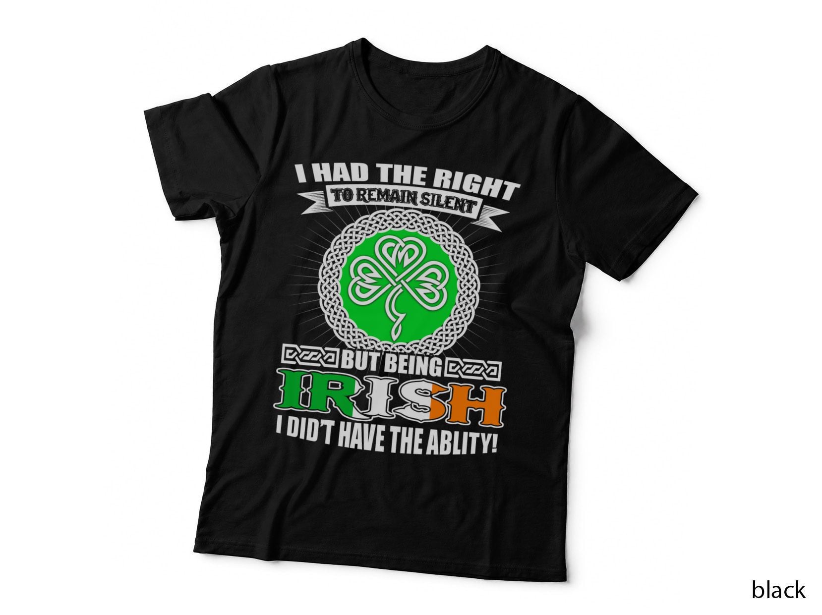 Irish Celtic Clover T-Shirt, Irish Heritage Style, Irish Pride Apparel