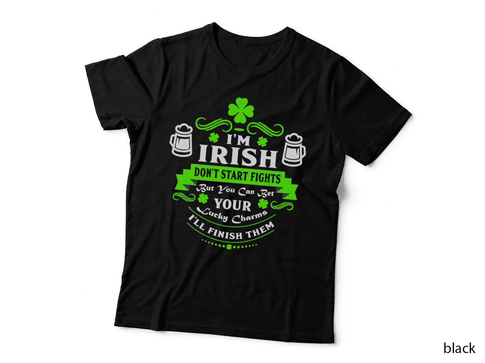 Irish Clover T-Shirt, St Patricks Day Style, Irish Pride