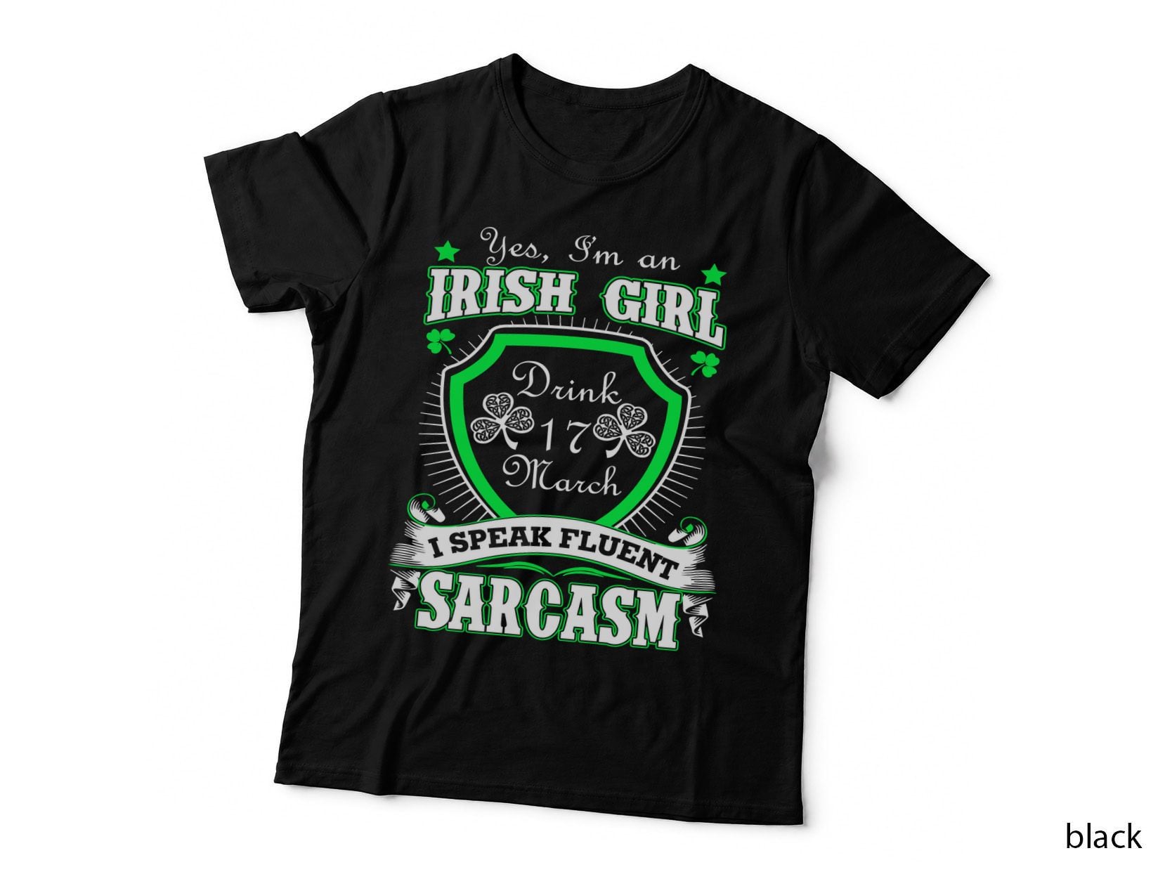 Irish Girl T-Shirt, St Patrick's Day Theme, Irish Pride Apparel