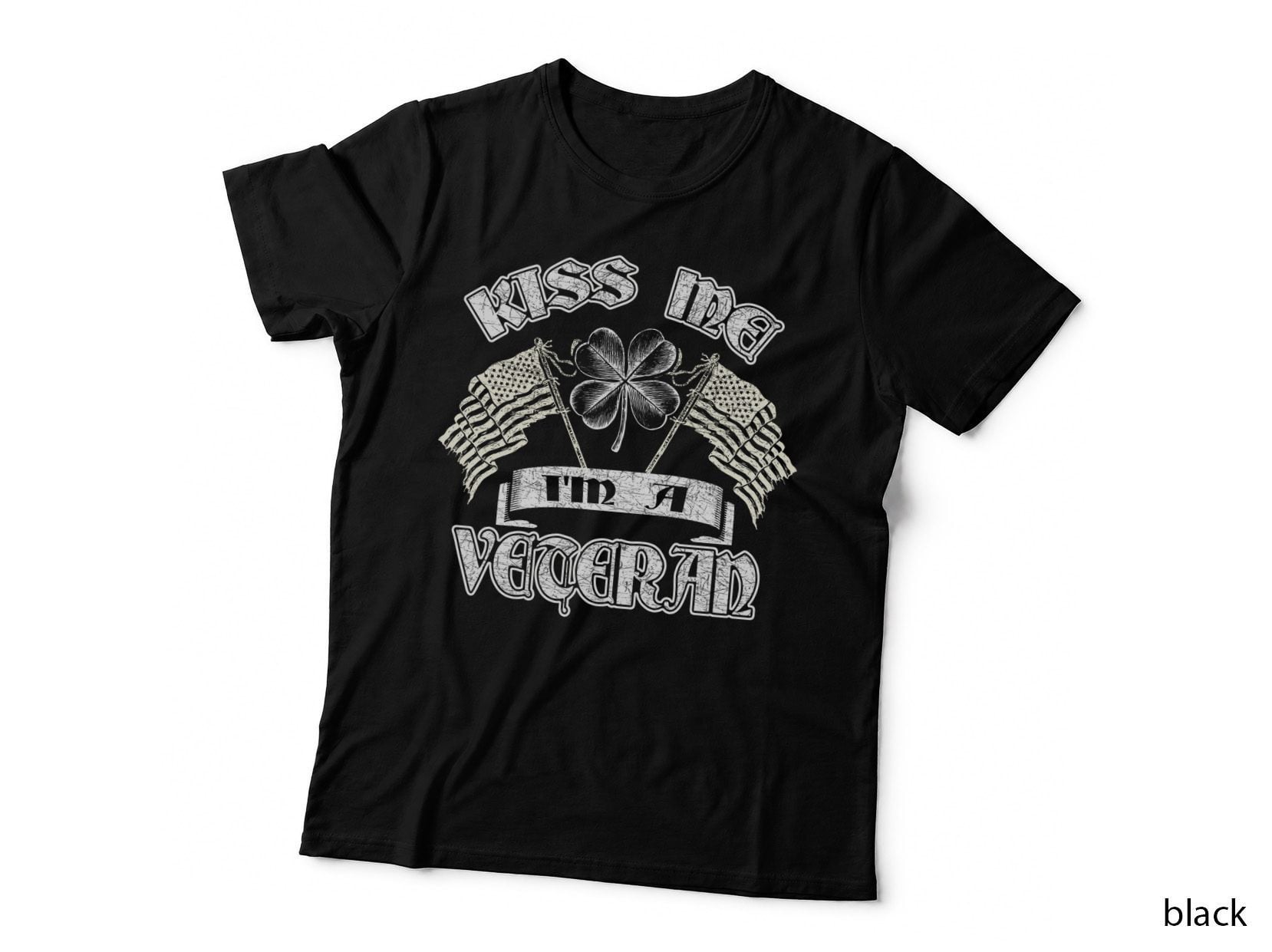 Kiss Me I'm a Veteran T-Shirt, Patriotic, Military Pride