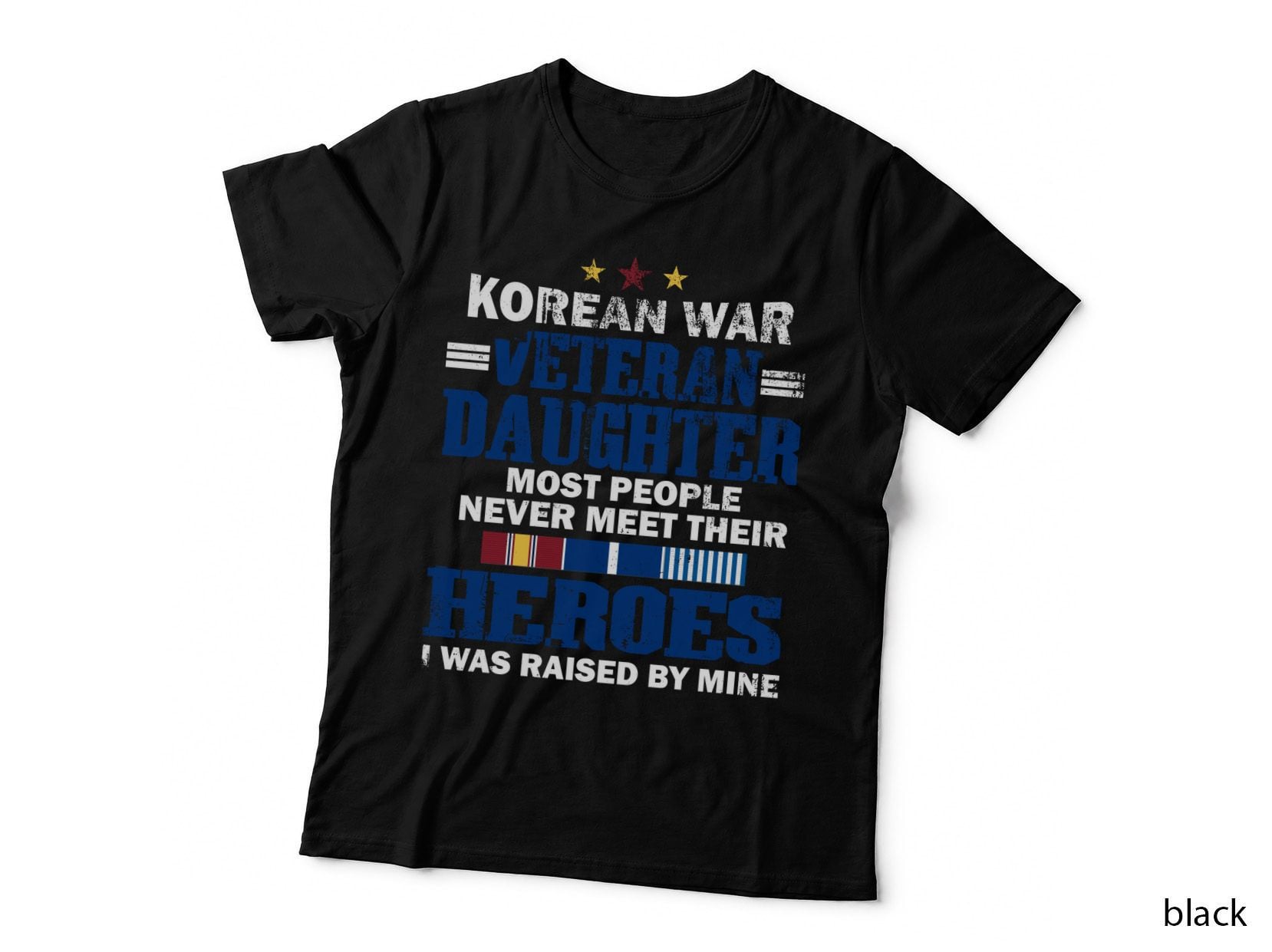 Korean War Veteran Daughter T-Shirt, Patriotic Apparel, Military Pride