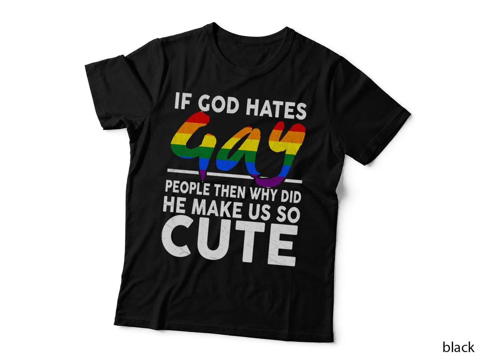 LGBT Pride Rainbow Gay T-Shirt, Pride Month Apparel