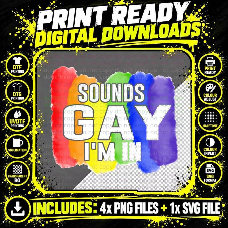 LGBT Pride T-Shirt, Rainbow Gay Pride, LGBTQ+ Community Png SVG Digital Bundle