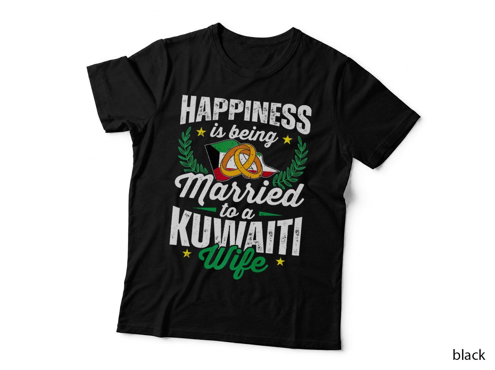 Mens My Wife Is Kuwaiti Kuwait Pride Married Flag Wedd, Gay Pride T-Shirt