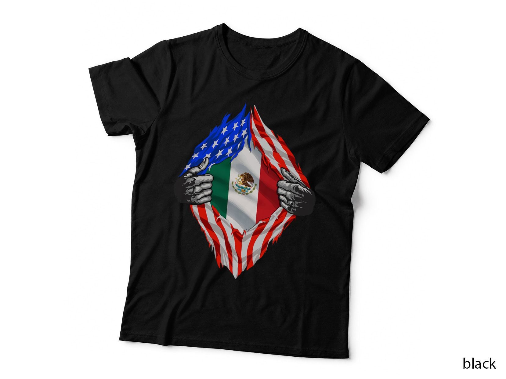 Mexico Roots Flag Patriotic Mexico Heritage Pride T-Shirt