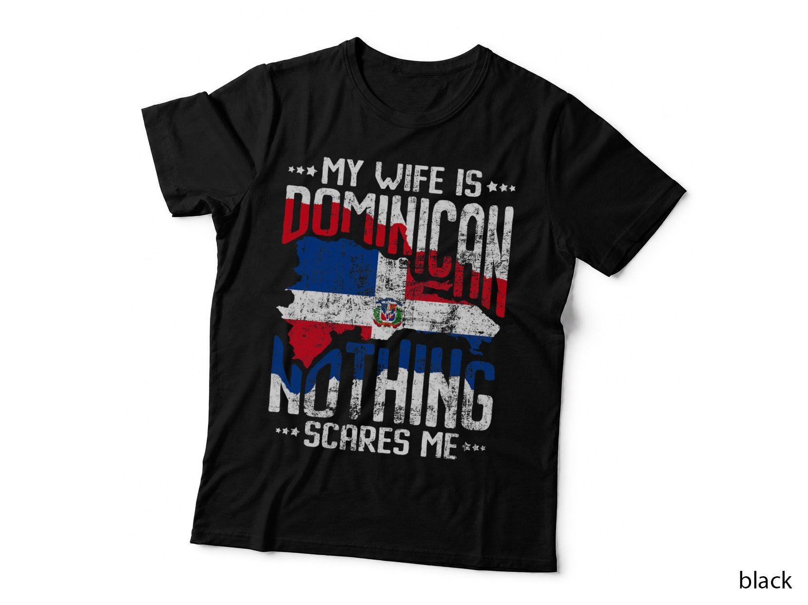 My Wife Is Dominican Republic Hispanic Heritage Roots Pride T-Shirt
