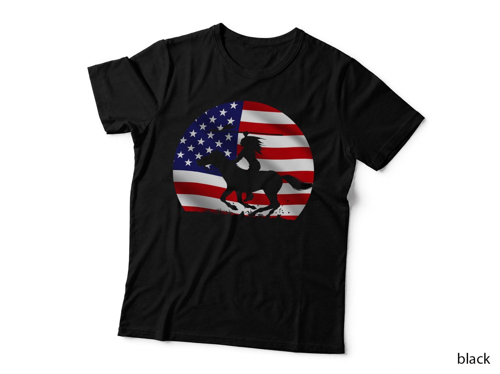 Native American Heritage US Flag Pride Native American T-Shirt