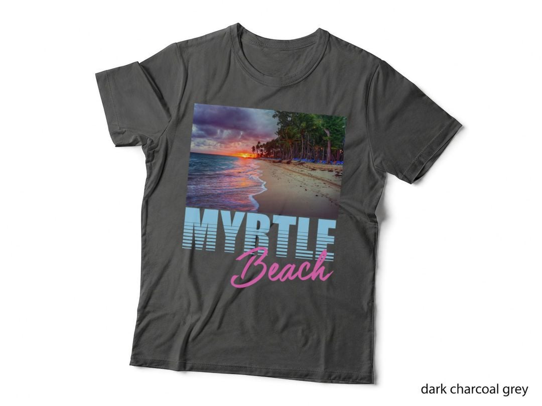 Ocean at Sunset Myrtle Beach South Carolina Pride Aesthetic T-Shirt