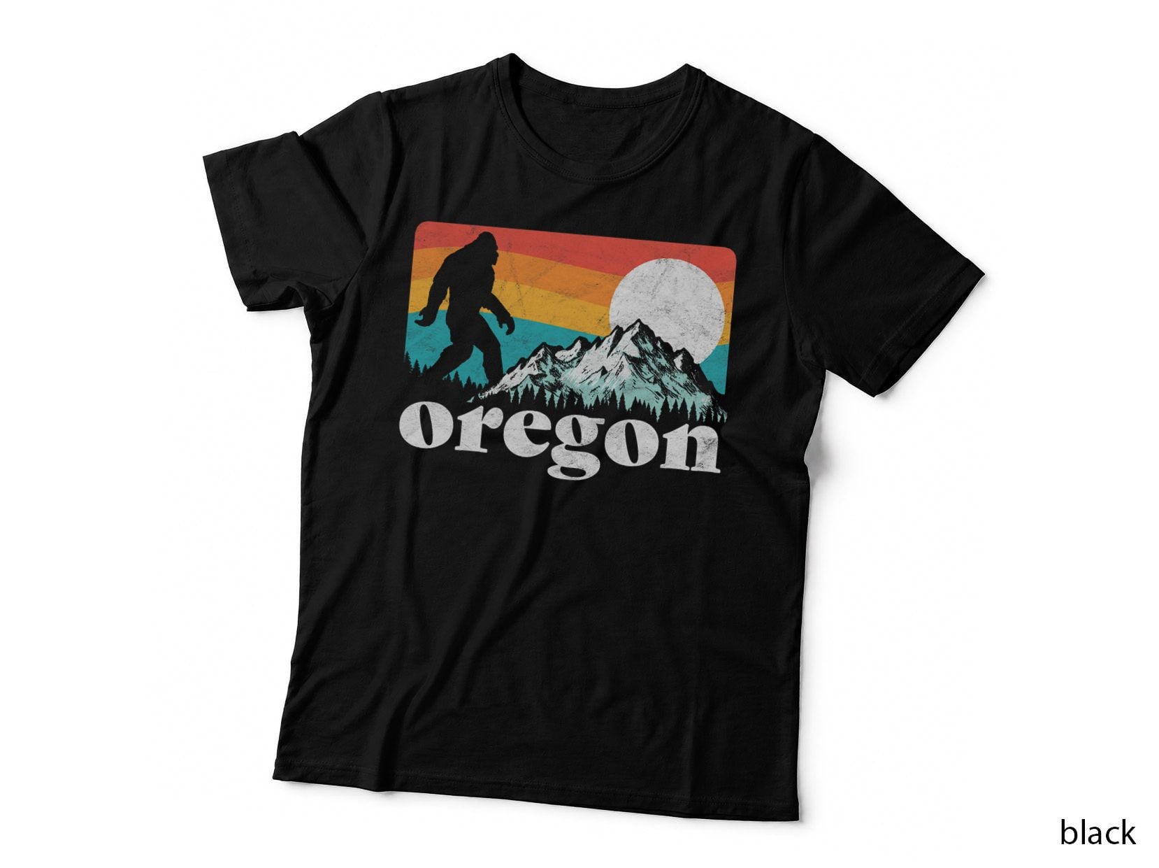 Oregon Pride Bigfoot Mountains T-Shirt
