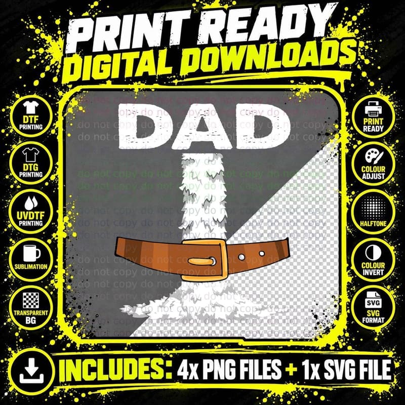 Patriotic Belt Design T-Shirt, 4th July Style Png SVG Digital Bundle