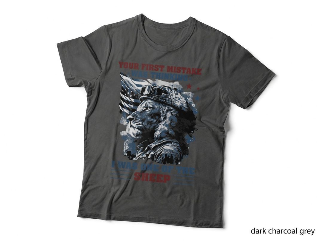 Patriotic Lion Pride Statement LGBTQ Gift, Apparel, Fashion T-Shirt