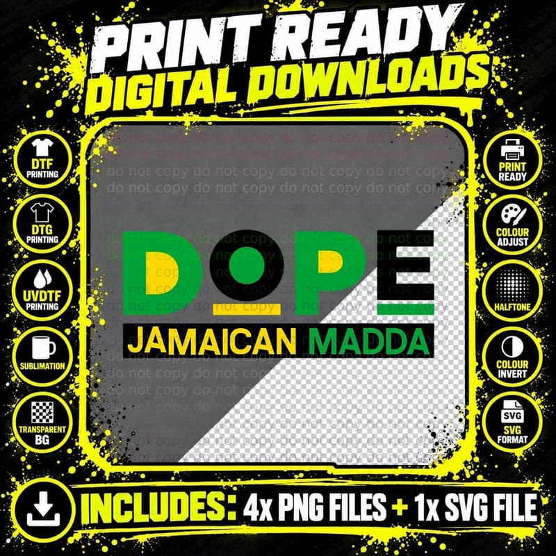 Patriotic Women Jamaica Pride Dope Jamaica Mada Jamaican Png SVG Digital Bundle