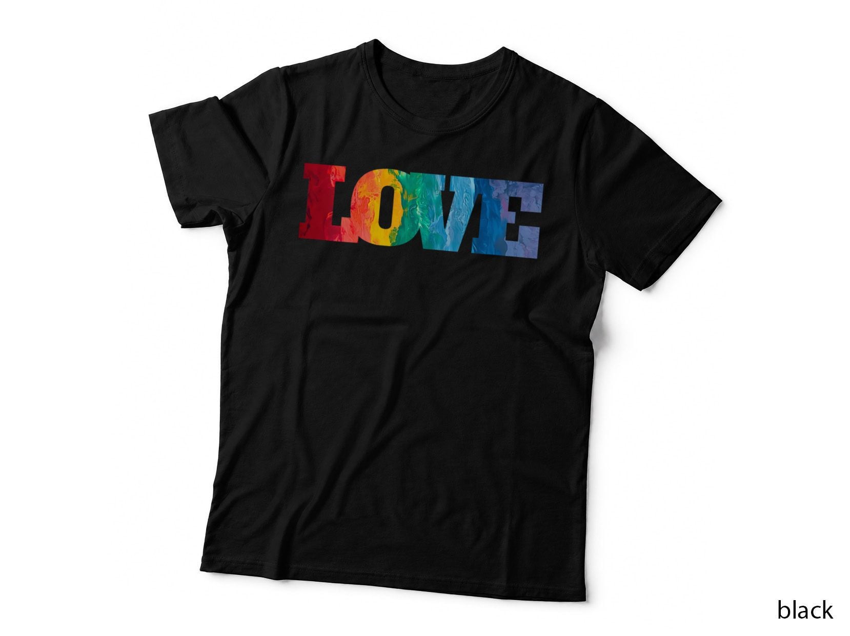 Pride Love- Gift for Pride Made by Artist, Gay Pride T-Shirt