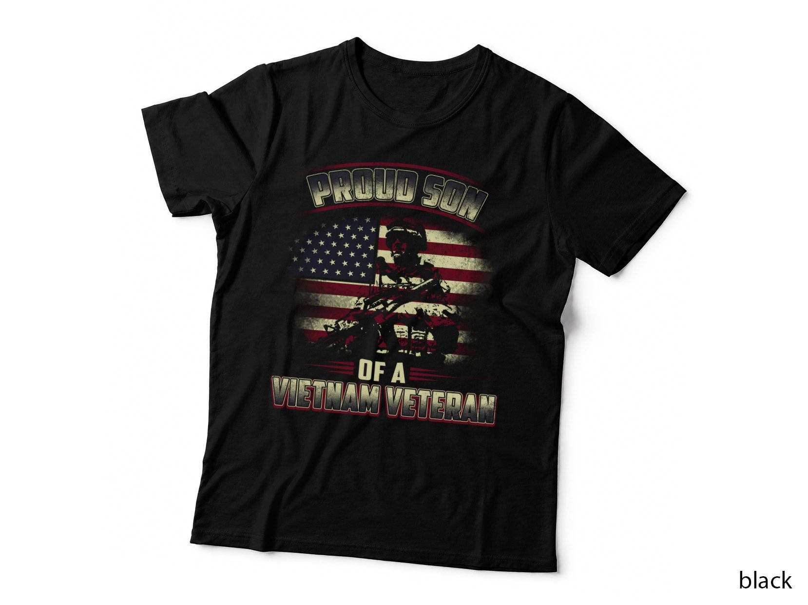 Proud Son of a Vietnam Veteran T-Shirt, Patriotic, Military Pride