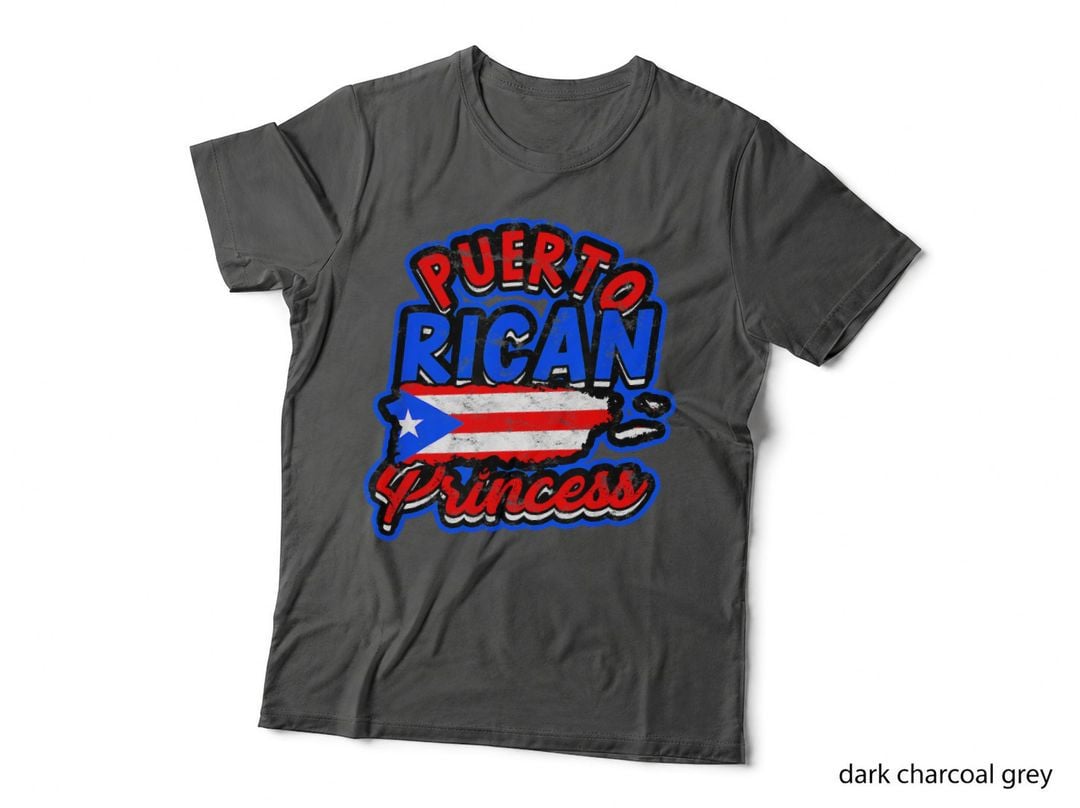 Puerto Rican Princess T-Shirt, Patriotic Pride, Hispanic Heritage