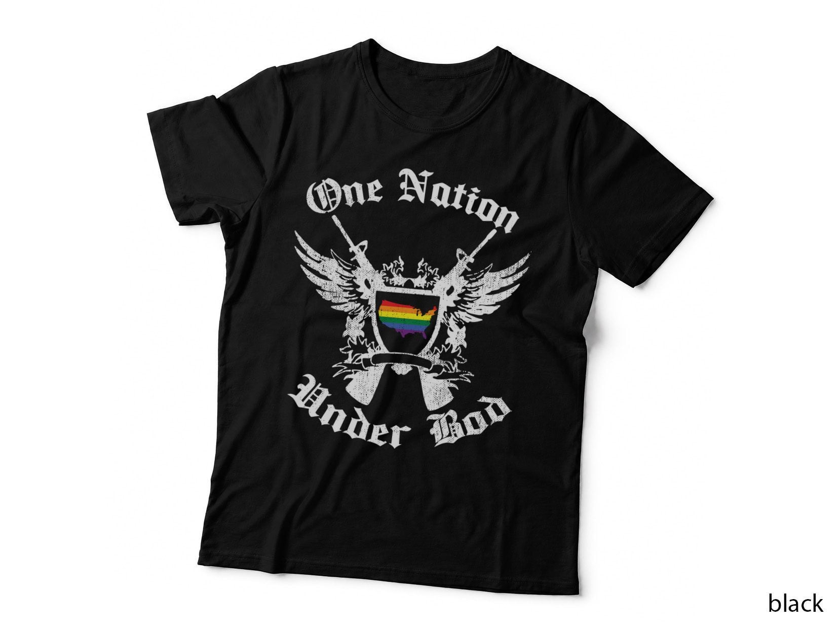 Rainbow Nation Pride T-Shirt, LGBTQ+ Unity, Pride Month