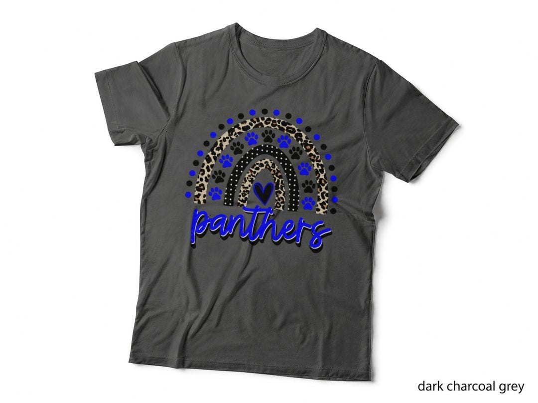School Spirit Panthers Panther Pride Fan Team Spirit Wear T-Shirt