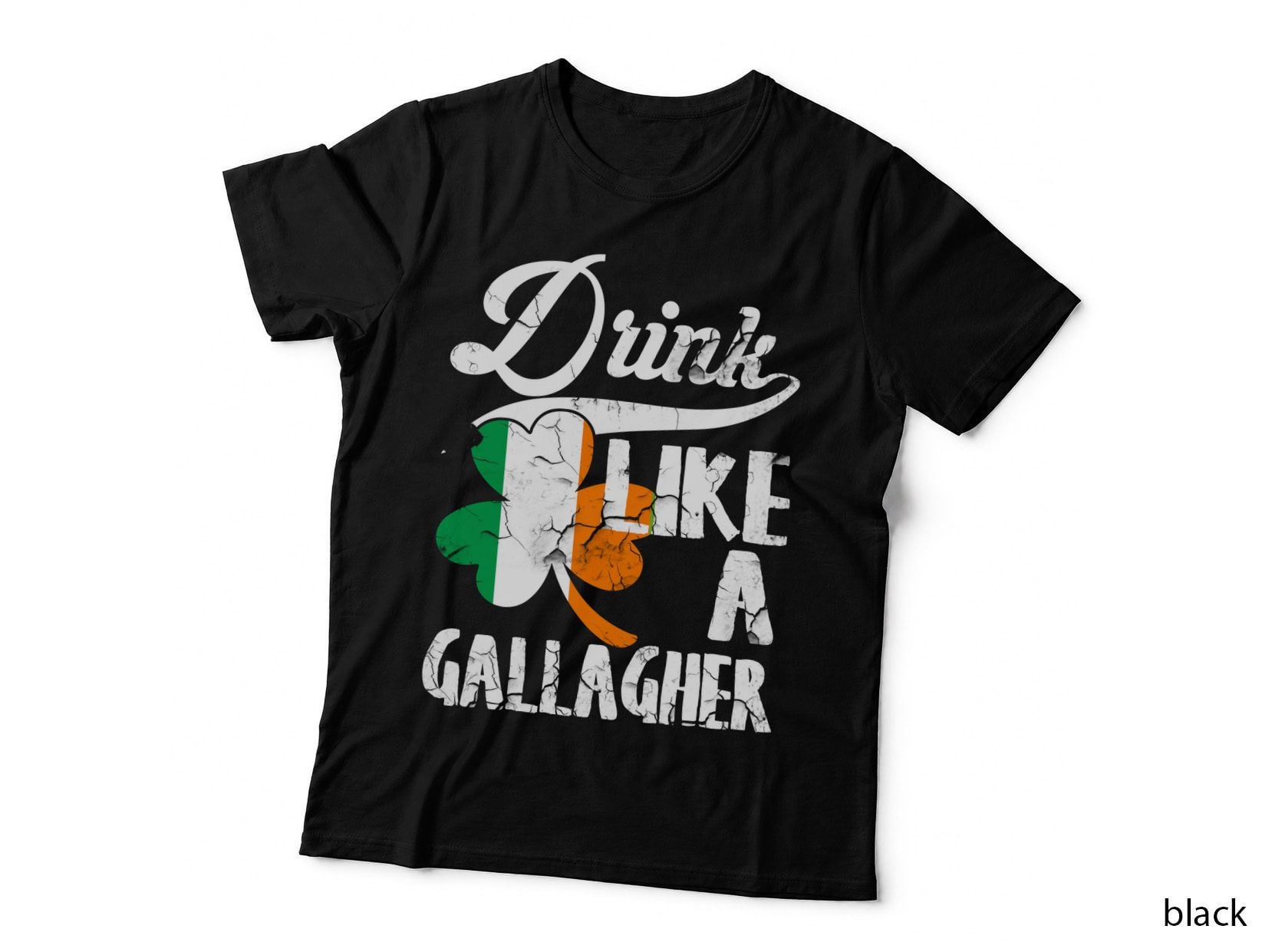 St Patrick's Day Gallagher T-Shirt, Irish Pride Print, Irish Pub Style
