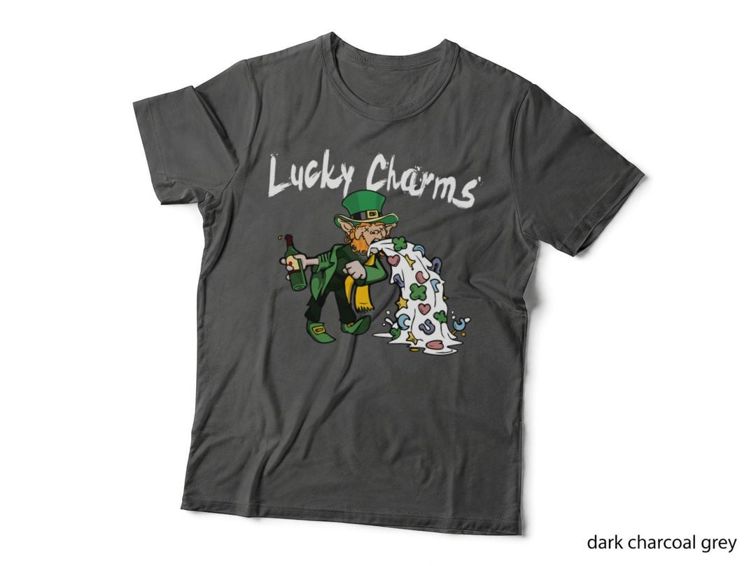 St Patrick's Day Leprechaun T-Shirt, Lucky Charm Print, Irish Pride Apparel