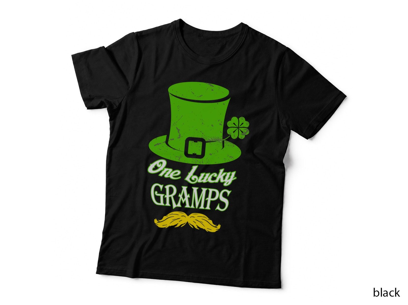 St Patricks Day T-Shirt, One Lucky Gramps, Irish Pride