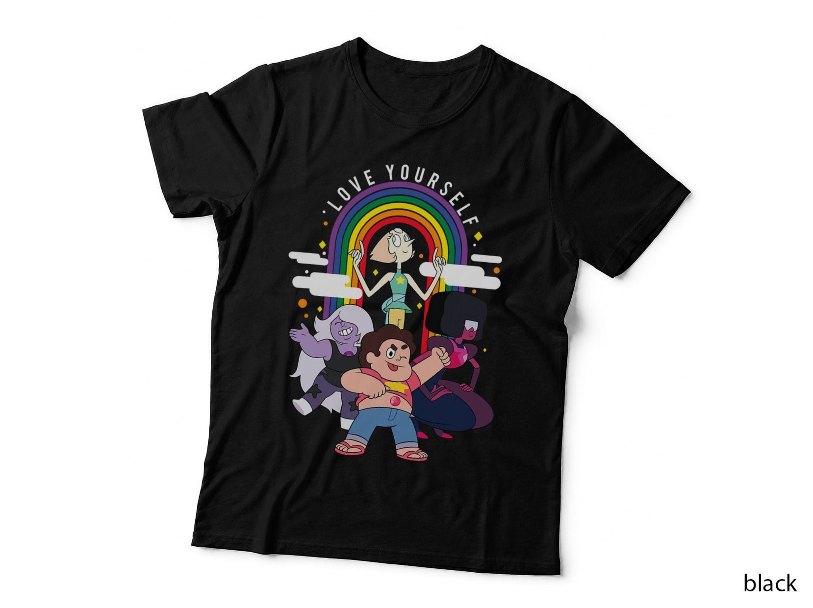 Steven Universe Pride Group Shot Love Yourself T-Shirt