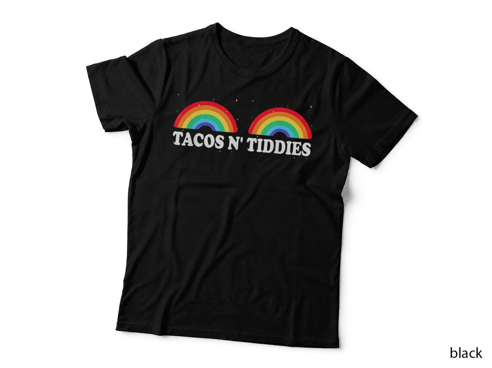 Tacos N Tiddies Lesbian Lgbtq Pride Taco Lover Lgbt T-Shirt