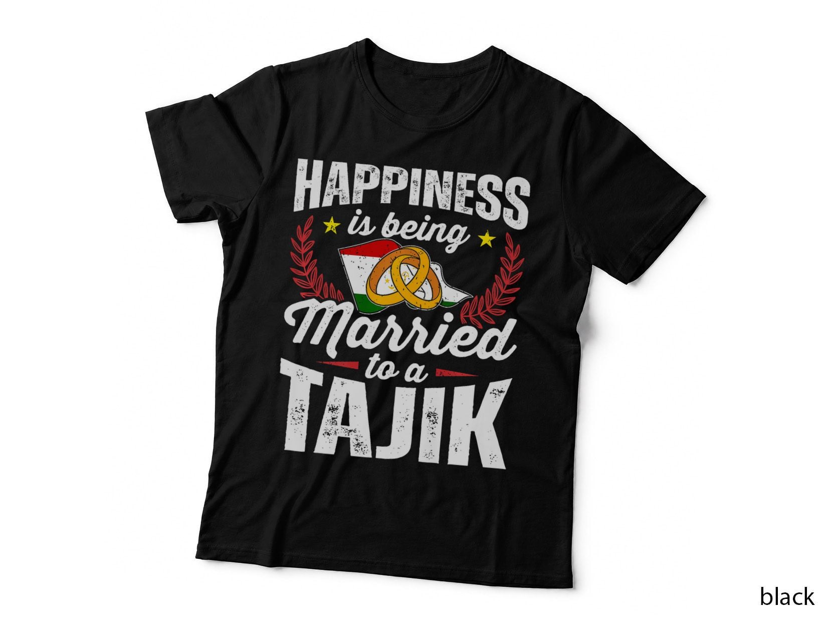 Tajik Marriage Tajik Pride Married Flag Wedded Culture, Gay Pride T-Shirt