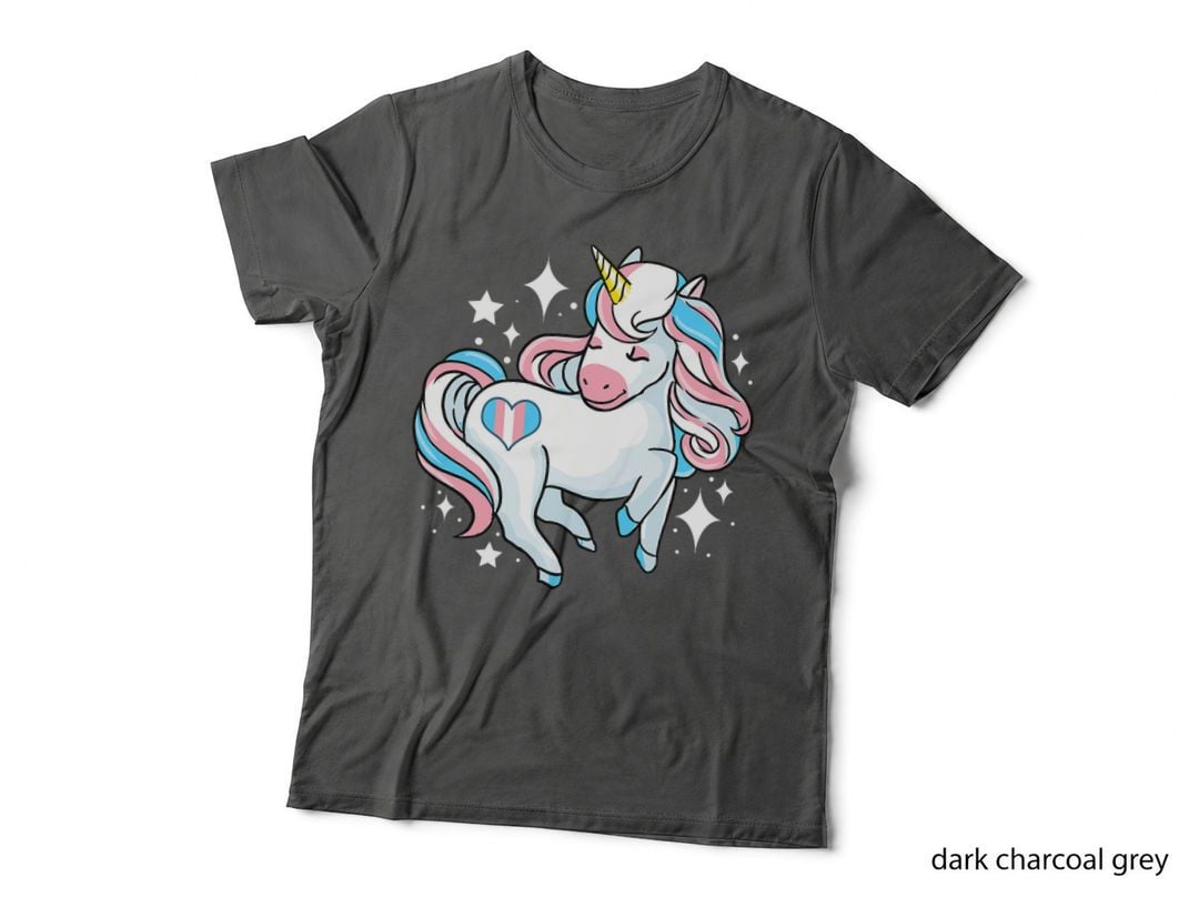 Transgender Unicorn Trans Ally Trans Pride T-Shirt