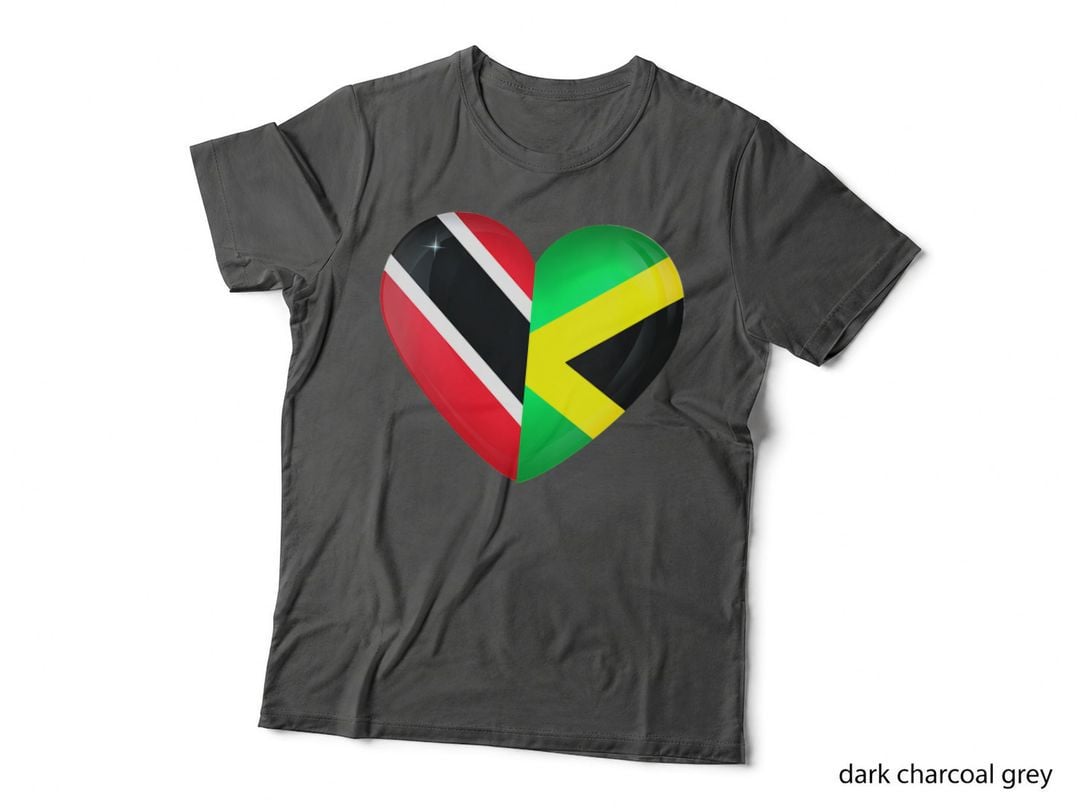 Trinidad and Tobago Flag Jamaica Jamaican Fla, Black Pride T-Shirt