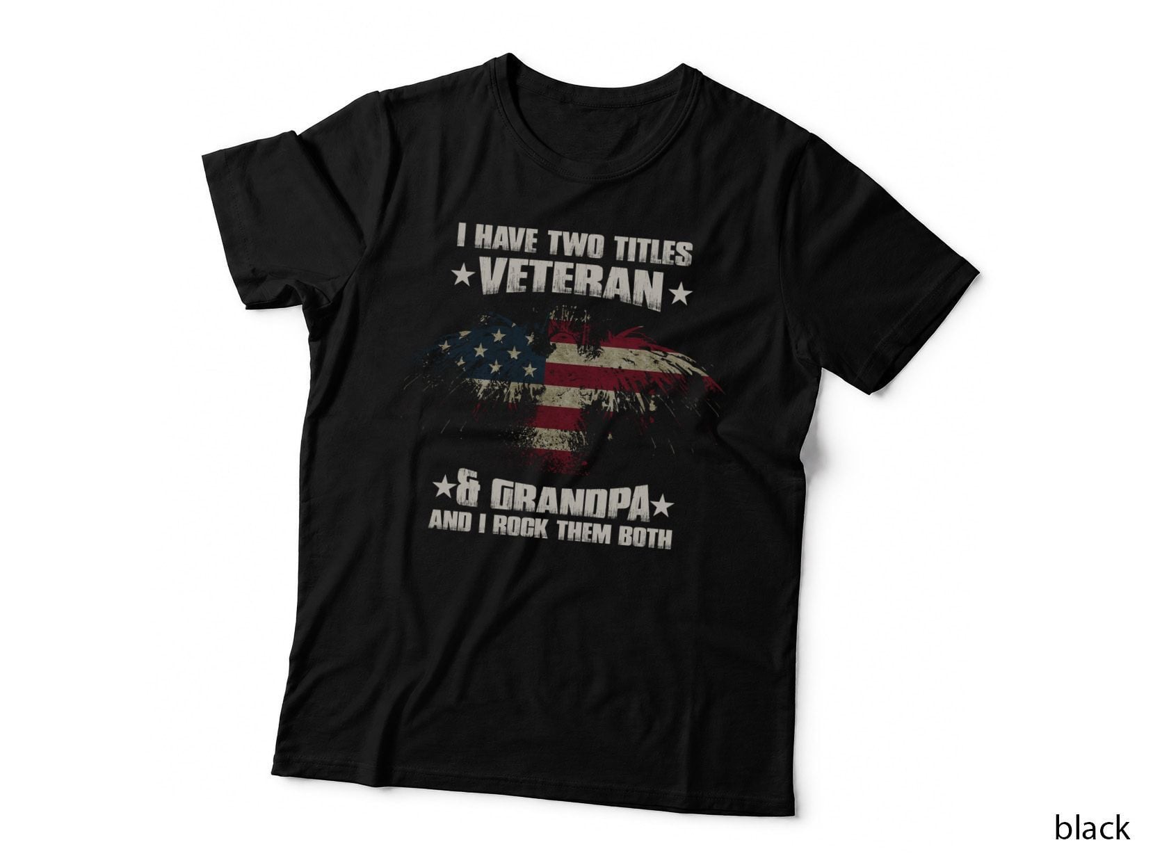 Veteran Grandpa T-Shirt, Patriotic Apparel, Military Pride