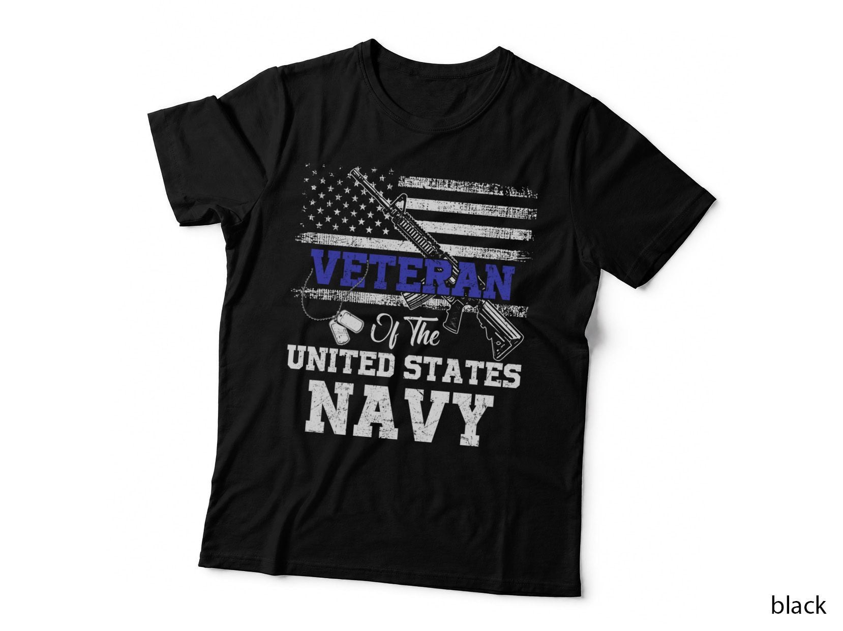 Veteran of the US Navy T-Shirt, Patriotic Style, Military Pride