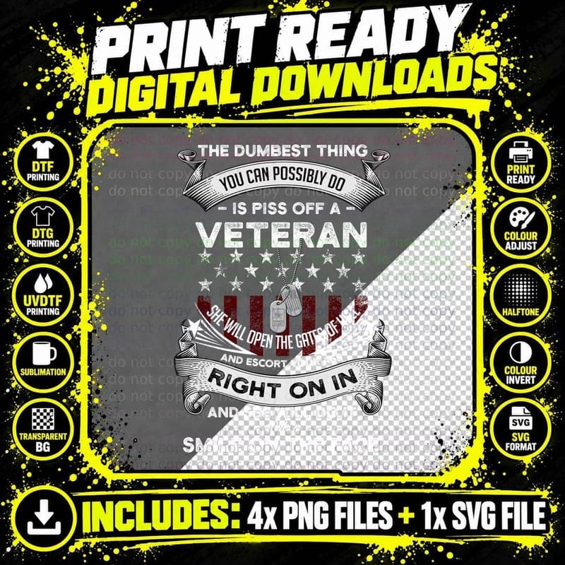 Veteran's Day T-Shirt, Patriotic Apparel, Military Pride Png SVG Digital Bundle