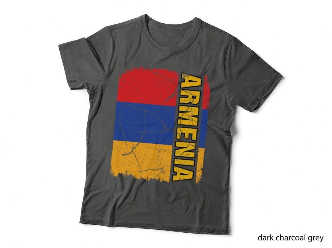 Vintage Armenian Flag Armenia Pride Roots Heritage Gift T-Shirt