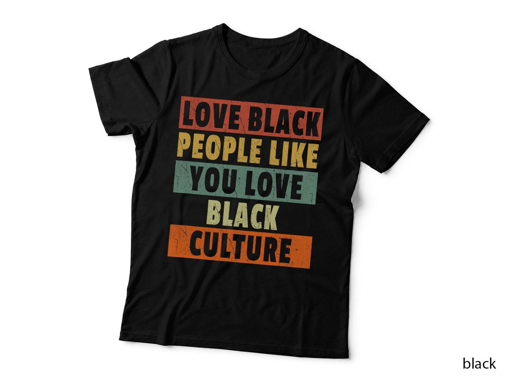 Vintage Retro Black Pride Black Culture Black History Month T-Shirt