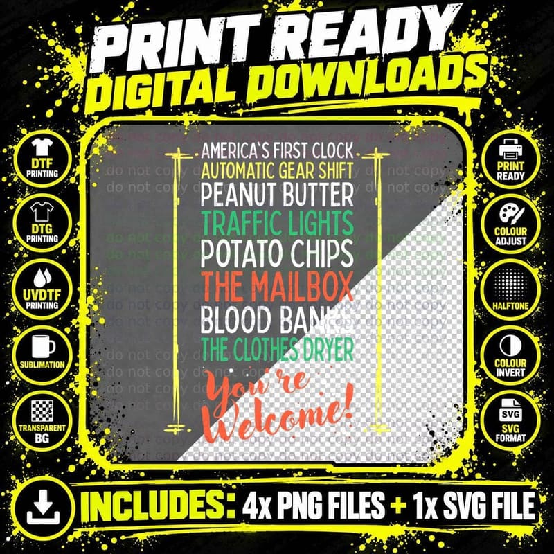 You're Welcome Black History Month Pride African Png SVG Digital Bundle