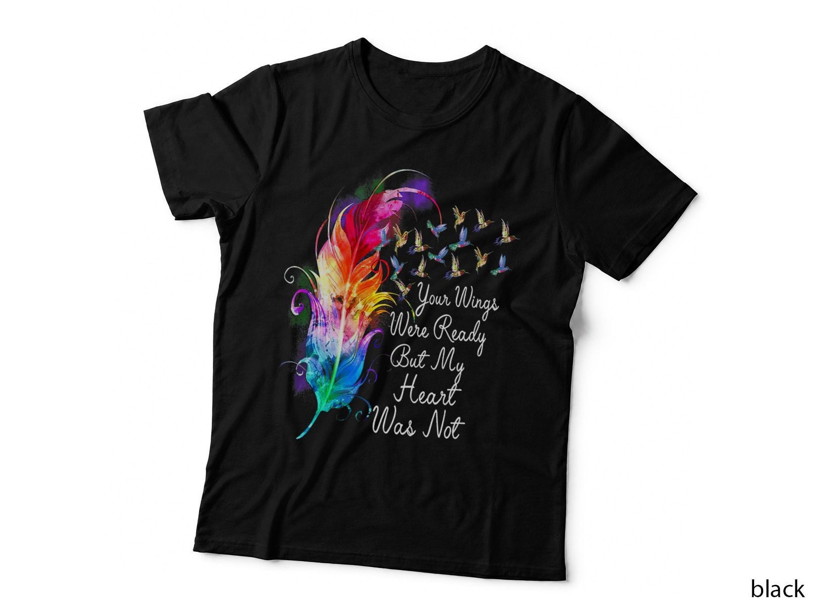 Your Wings Were Ready but My Heart Was Not LGBT Vintage Gift T-Shirt