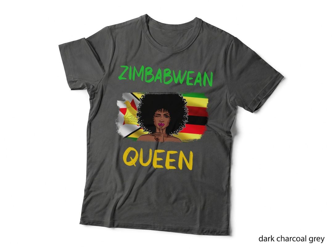 Zimbabwean Queen Zimbabwe Flag Zimbabwean Girl Pride T-Shirt