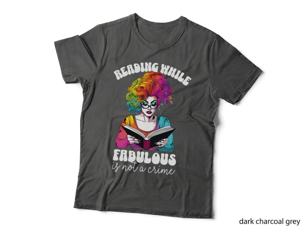 Drag Is Not a Crime Drag Queen Story Hour Time Book Reading T-Shirt