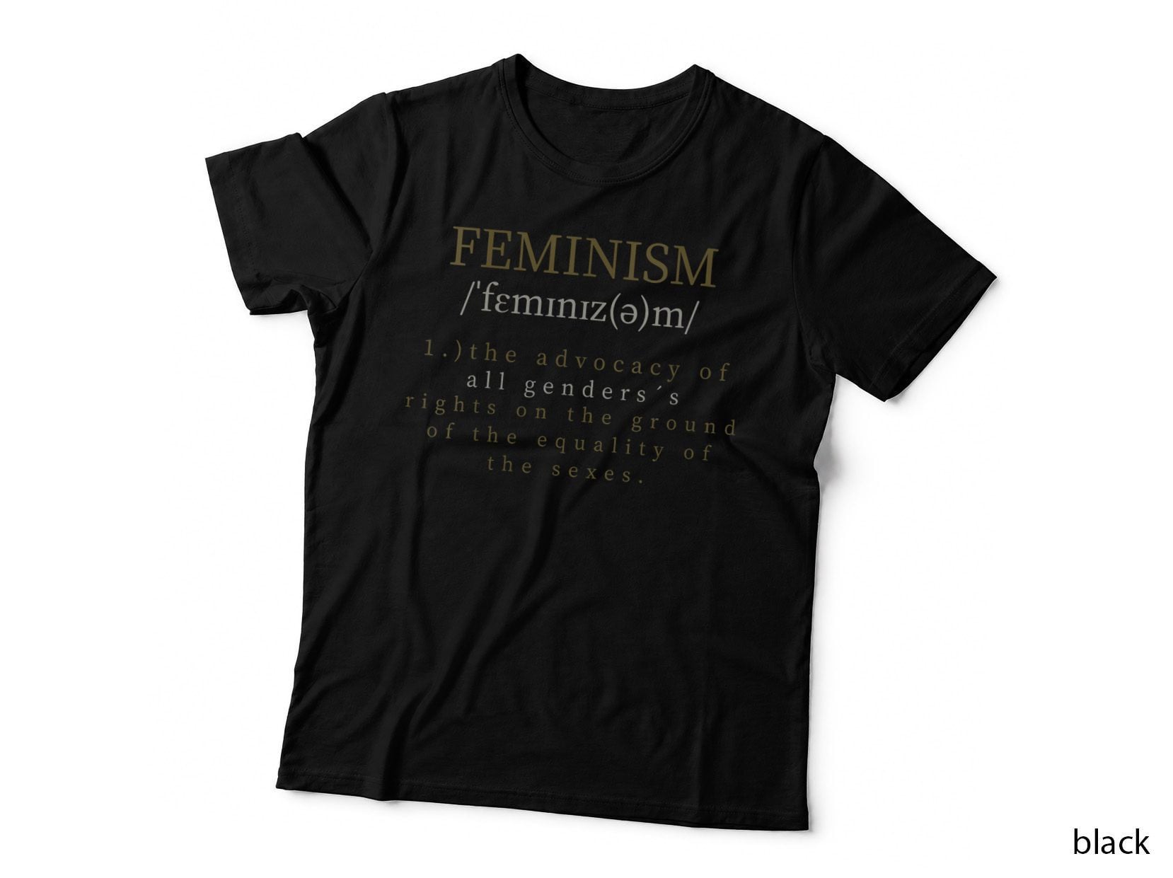 Feminism Definition LGBTQ+ Support Gender, Women Empowerment T-Shirt