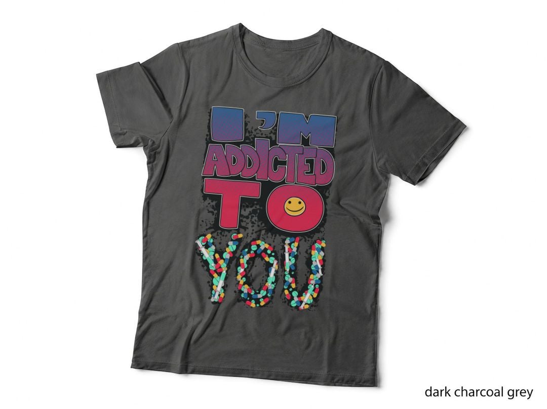 2m Addicted to You Y2k Pink Distressed Colorful Retro T-Shirt