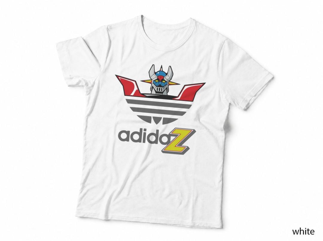 Adidaz Robot Head Industrial Retro Streetwear T-Shirt