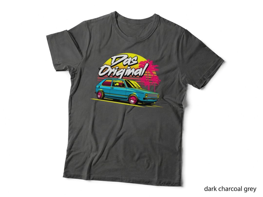 Das Original Blue Magenta Lowrider Halftone Retro T-Shirt