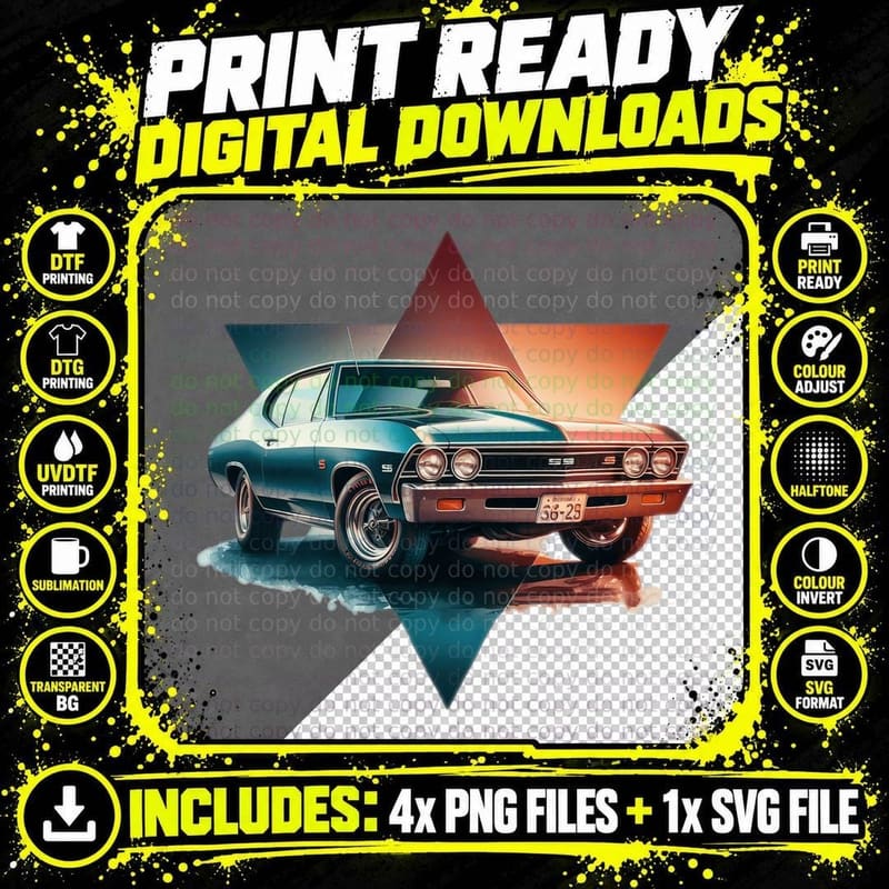 Diamond Striped Blue Geometric Stripe White Retro T-Shirt Png SVG Digital Bundle