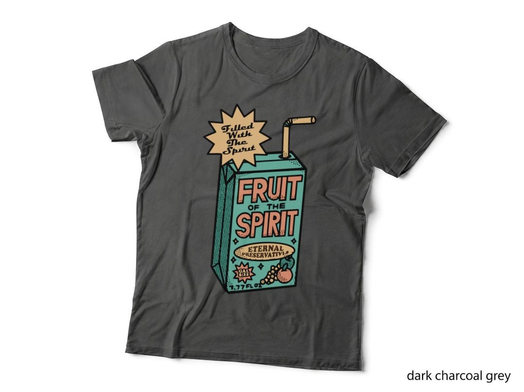 Filled with the Spirit Fruit of the Eternal Juice Box Retro Vintage Y2k T-Shirt
