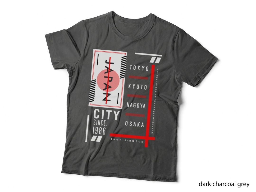 Japan Cities Tokyo Kyoto Nagoya City Since 1986 Osaka the Japanese Red T-Shirt